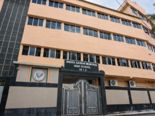 indira gandhi memorial high school building